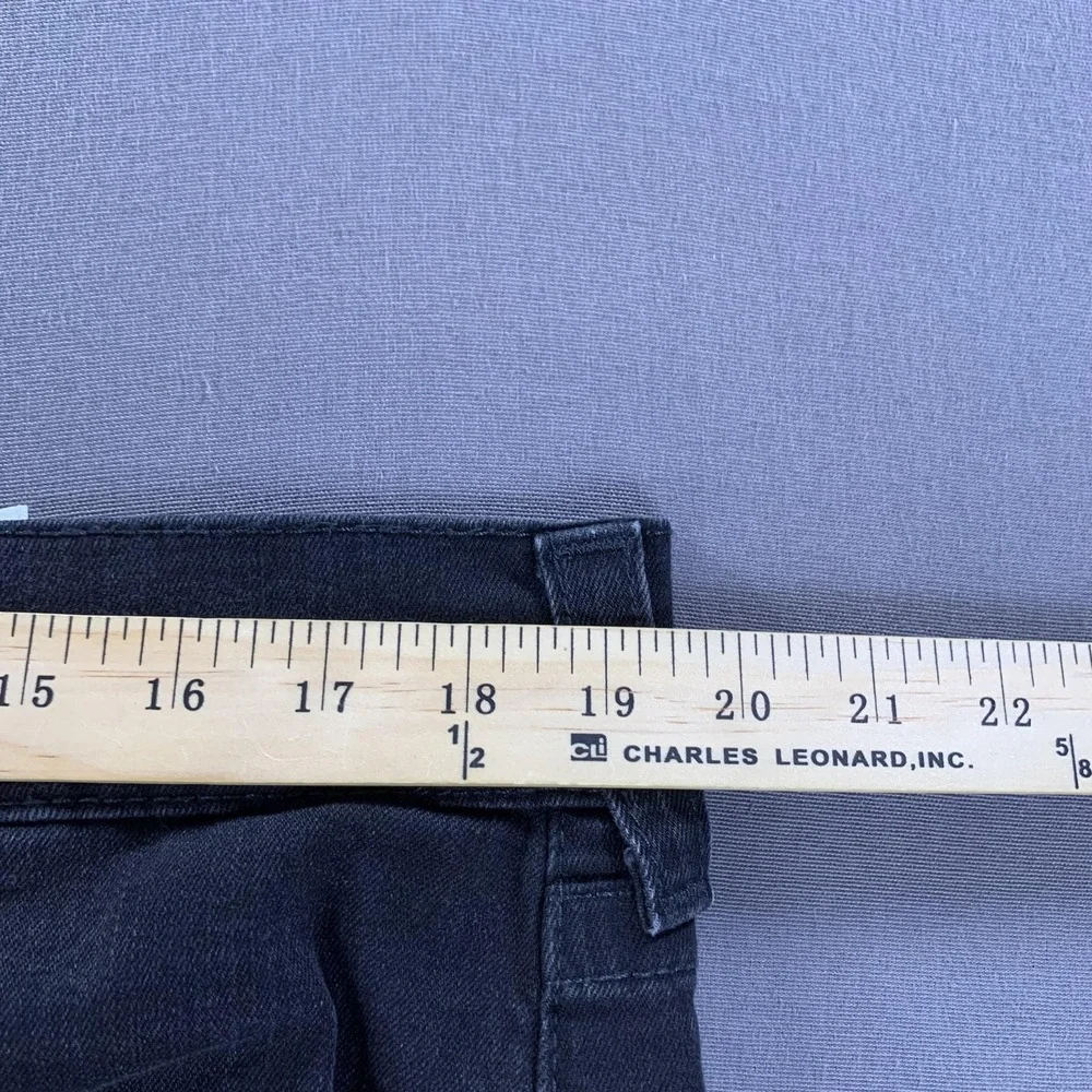 True Religion Geno‎ Jeans Mens 38x34 Black Relaxed Slim Straight Rinse Denim